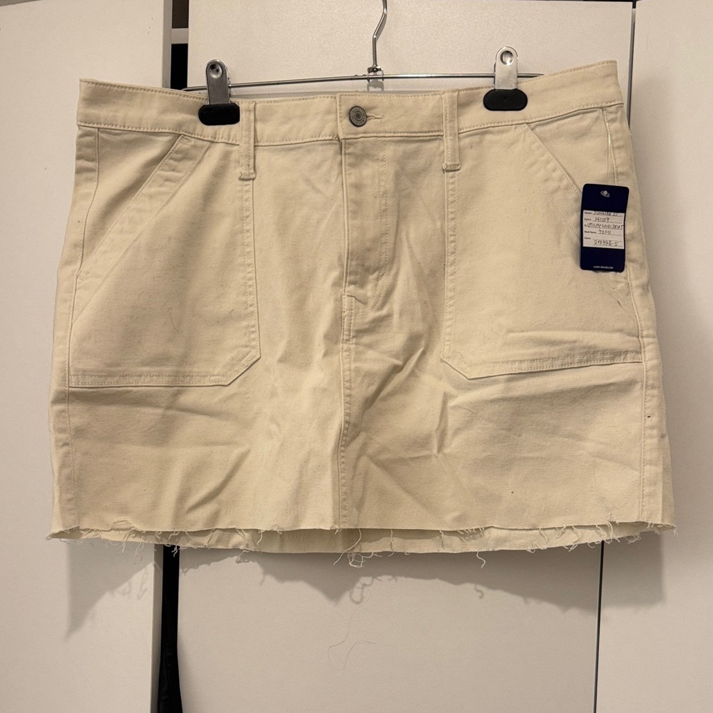 Lucky Brand Tofu Utility Mini Skirt